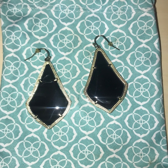 Black Kendra Scott earrings - Picture 2 of 2
